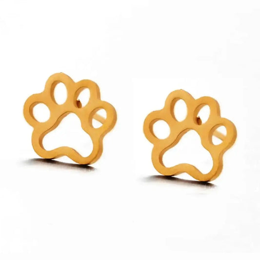 Cute Pet Paw Patterned Stud Earrings for Female-Furever Adorable