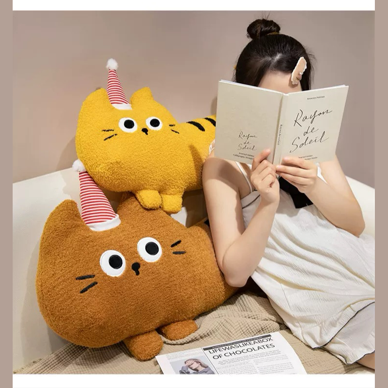 Pre-Order Cute cat with a party hat cushions-Furever Adorable