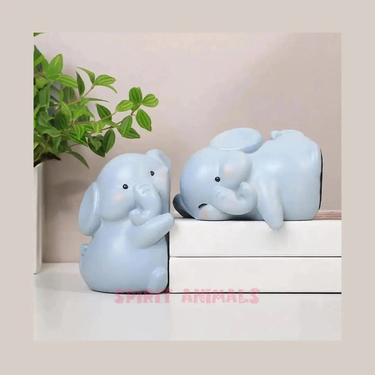 Elephants Decorative Bookends-Furever Adorable