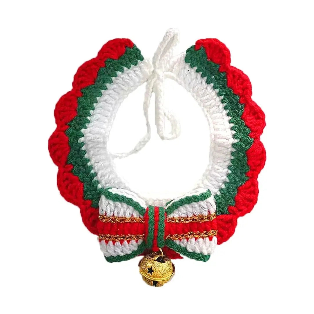 Festive Hand-Woven Pet Collar-Furever Adorable