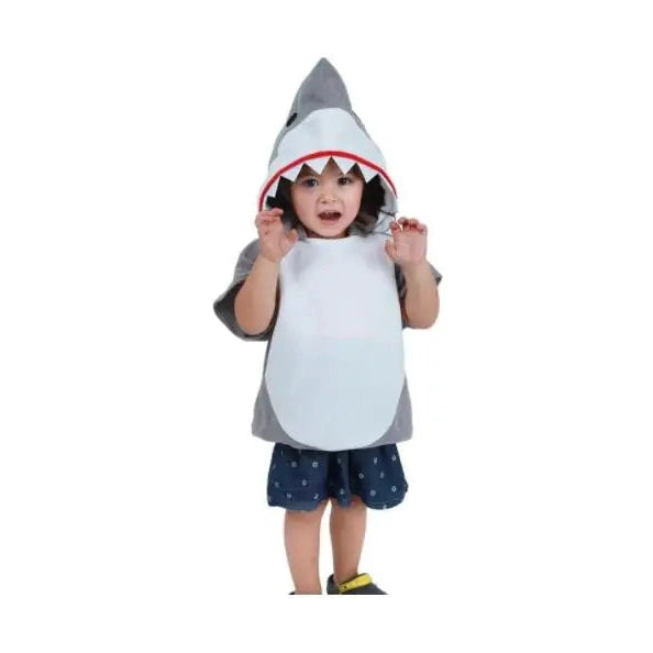 Halloween Child Kids Boy Girl New Year Carnival Party Shark Cos Clothing Funny Shark Animals Cosplay Costumes Furever Adorable