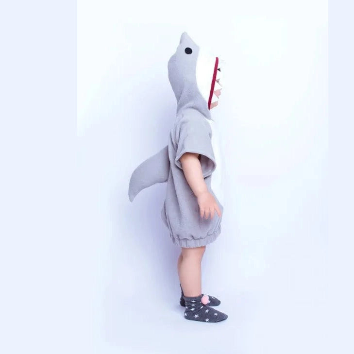 Halloween Child Kids Boy Girl New Year Carnival Party Shark Cos Clothing Funny Shark Animals Cosplay Costumes Furever Adorable