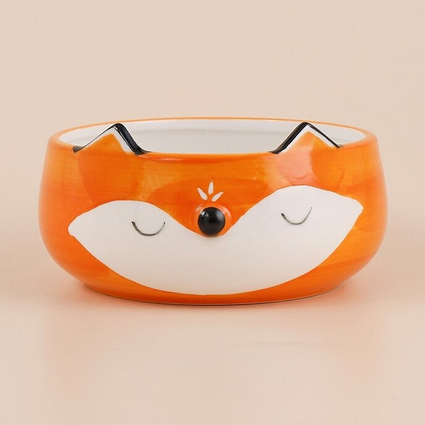 Hand-Painted Animal Bowls for Salad-Furever Adorable