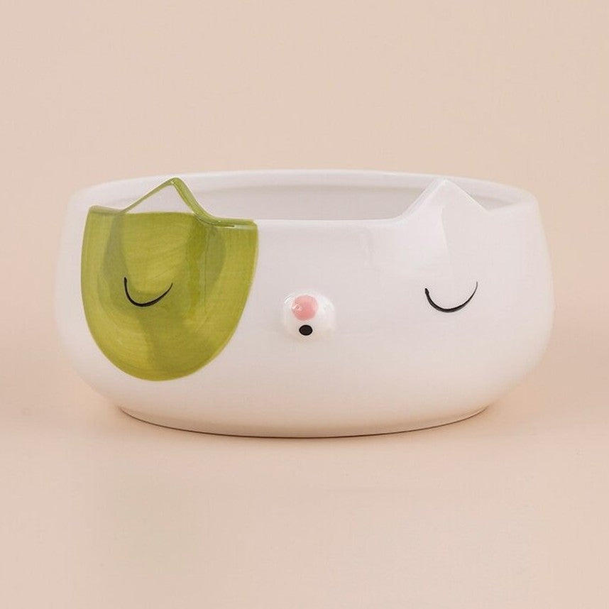 Hand-Painted Animal Bowls for Salad-Furever Adorable