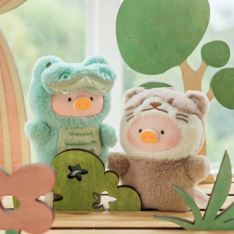 Genuine Canned Lulu Pig Animal Party Forest Theater Series Vinyl Plush Blind Box Cute Lulu Pig Bag Exquisite Pendant Finger Doll Furever Adorable