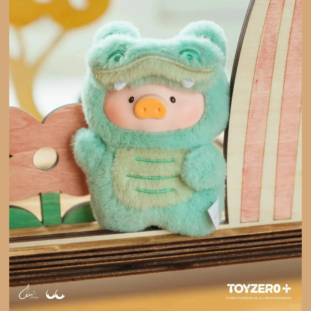 Genuine Canned Lulu Pig Animal Party Forest Theater Series Vinyl Plush Blind Box Cute Lulu Pig Bag Exquisite Pendant Finger Doll Furever Adorable