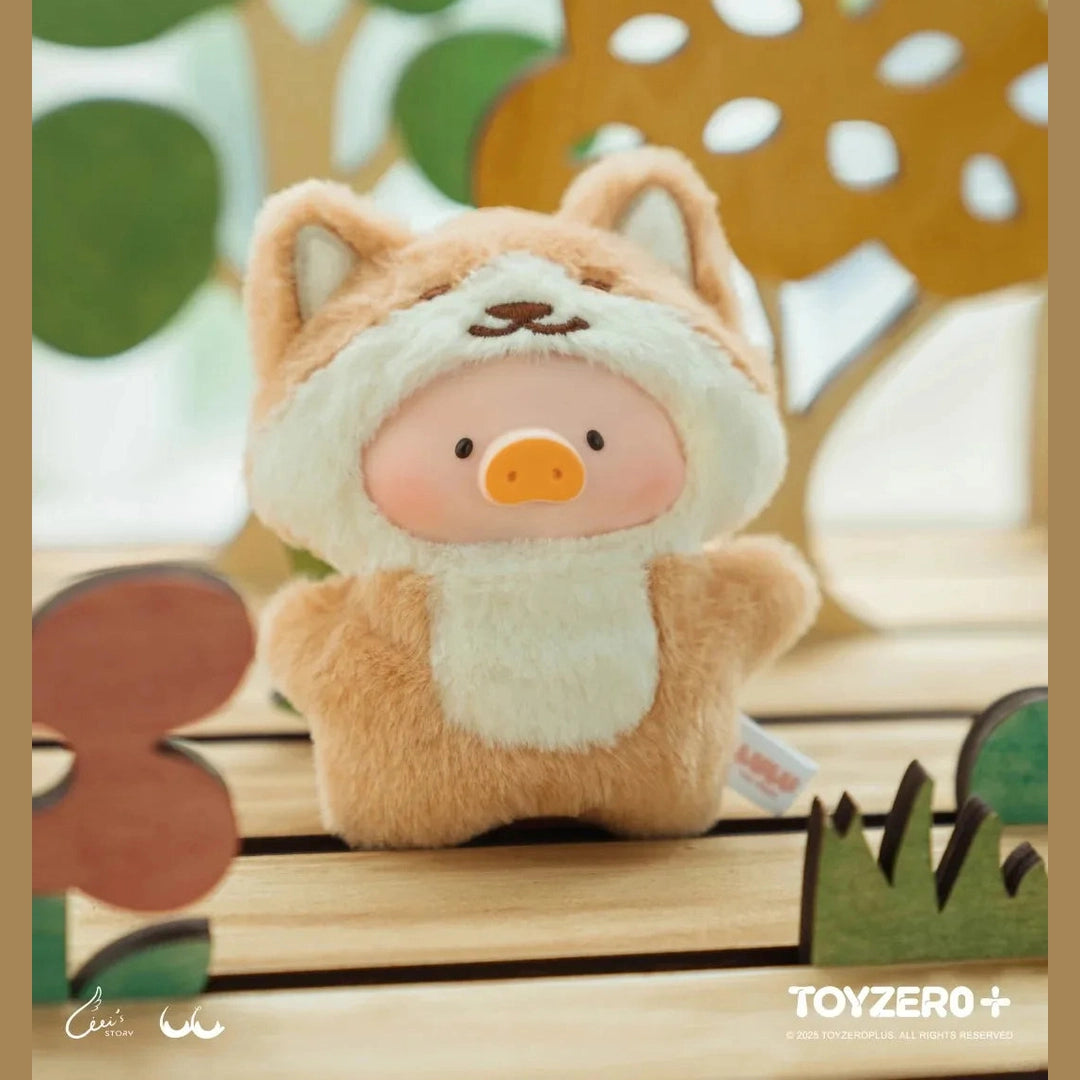 Genuine Canned Lulu Pig Animal Party Forest Theater Series Vinyl Plush Blind Box Cute Lulu Pig Bag Exquisite Pendant Finger Doll Furever Adorable