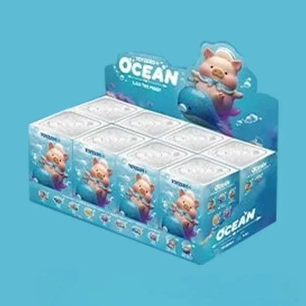 Lulu Canned Pig Ocean Series Blind Box Caixa Caja Girls Dolls Boys Gift Mystery Box Anime Action Figure Toys Furever Adorable