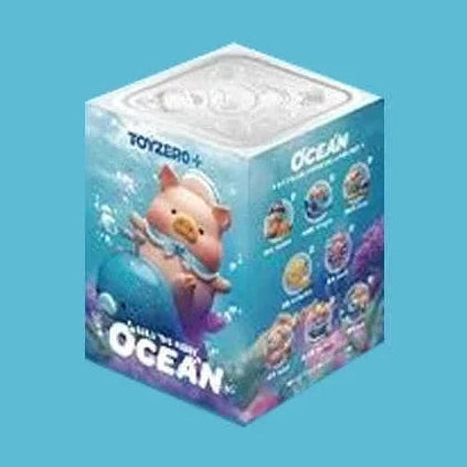 Lulu Canned Pig Ocean Series Blind Box Caixa Caja Girls Dolls Boys Gift Mystery Box Anime Action Figure Toys Furever Adorable