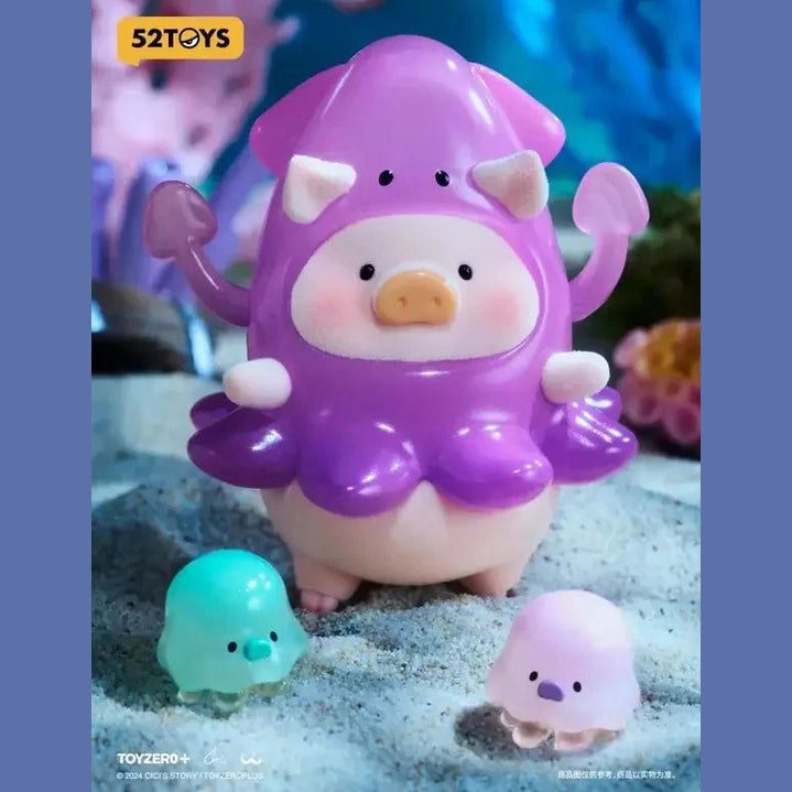 Lulu Canned Pig Ocean Series Blind Box Caixa Caja Girls Dolls Boys Gift Mystery Box Anime Action Figure Toys Furever Adorable