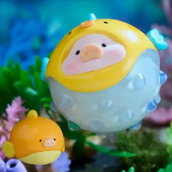 Lulu Canned Pig Ocean Series Blind Box Caixa Caja Girls Dolls Boys Gift Mystery Box Anime Action Figure Toys Furever Adorable