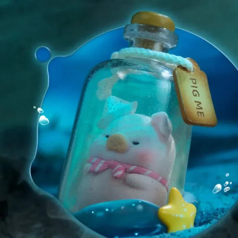 Lulu Canned Pig Ocean Series Blind Box Caixa Caja Girls Dolls Boys Gift Mystery Box Anime Action Figure Toys Furever Adorable
