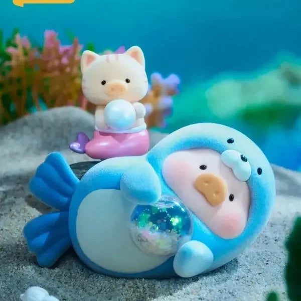 Lulu Canned Pig Ocean Series Blind Box Caixa Caja Girls Dolls Boys Gift Mystery Box Anime Action Figure Toys Furever Adorable