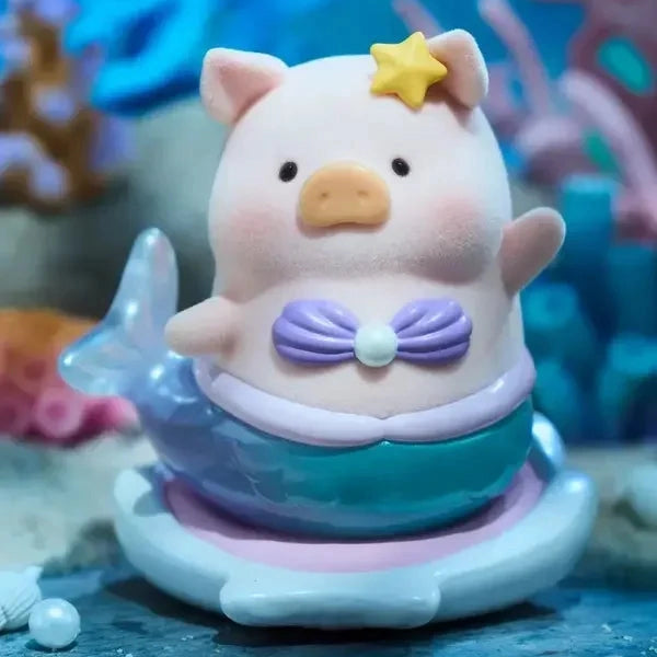 Lulu Canned Pig Ocean Series Blind Box Caixa Caja Girls Dolls Boys Gift Mystery Box Anime Action Figure Toys Furever Adorable