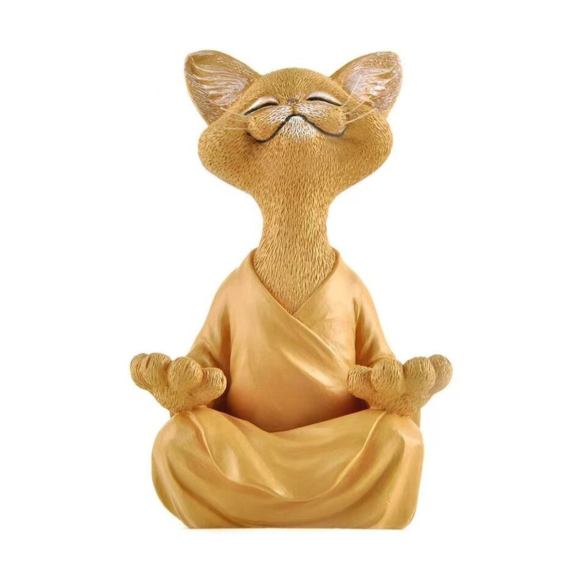 Meditation Zen Cat Statue-Furever Adorable