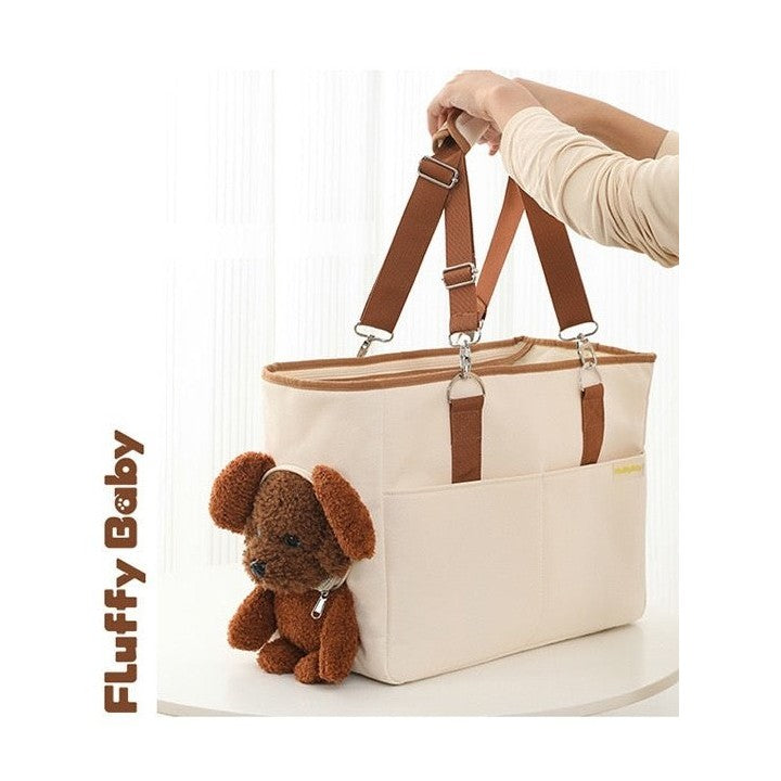 Multi-Functional Pet Travel Carrier: Spacious Outdoor Shoulder Bag-Furever Adorable