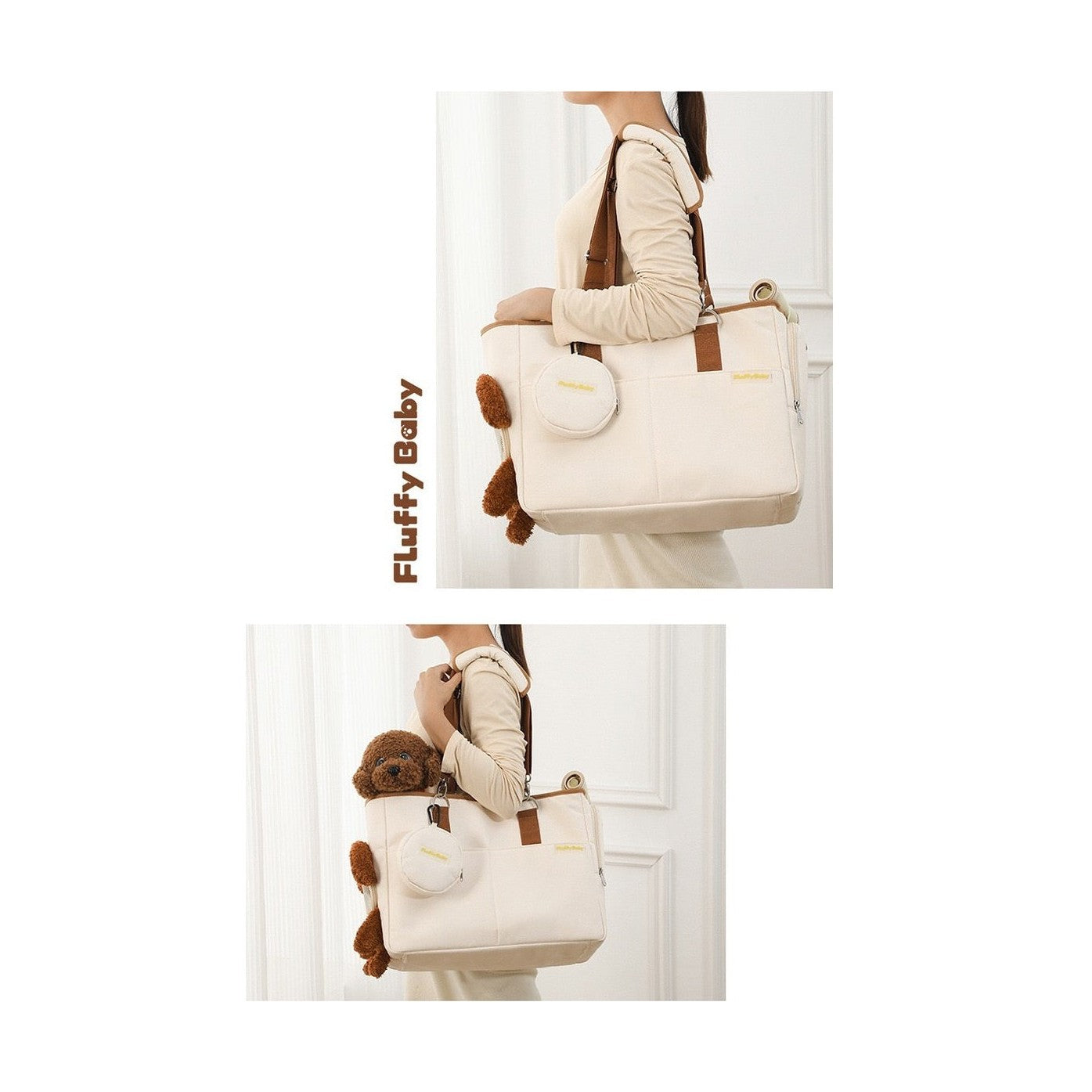 Multi-Functional Pet Travel Carrier: Spacious Outdoor Shoulder Bag-Furever Adorable
