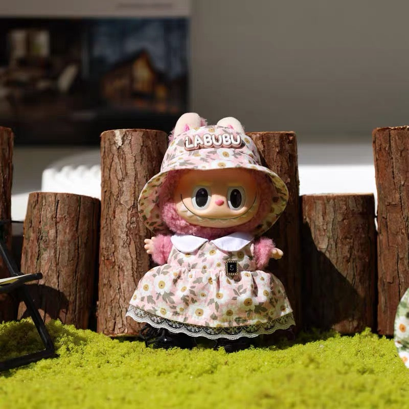 OUTFIT ONLY Labubu’s sundress with hats Furever Adorable