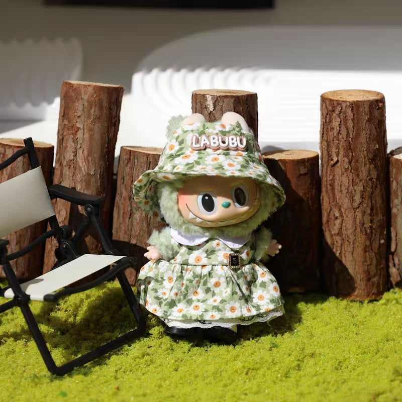 OUTFIT ONLY Labubu’s sundress with hats Furever Adorable