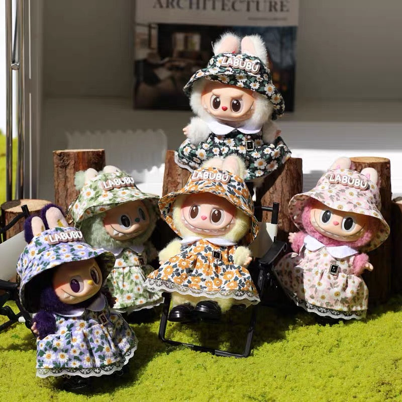 OUTFIT ONLY Labubu’s sundress with hats Furever Adorable