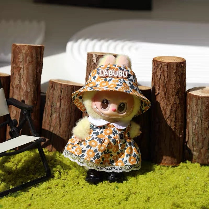 OUTFIT ONLY Labubu’s sundress with hats Furever Adorable