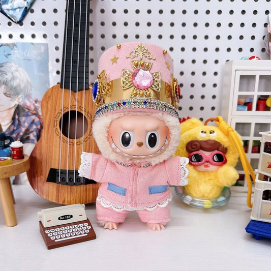 OUTFIT ONLY Labubu’s G-Dragon Outfit PINK Furever Adorable