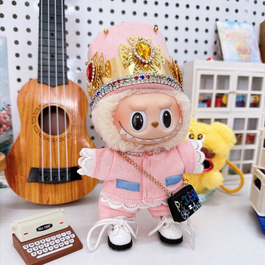 OUTFIT ONLY Labubu’s G-Dragon Outfit PINK Furever Adorable