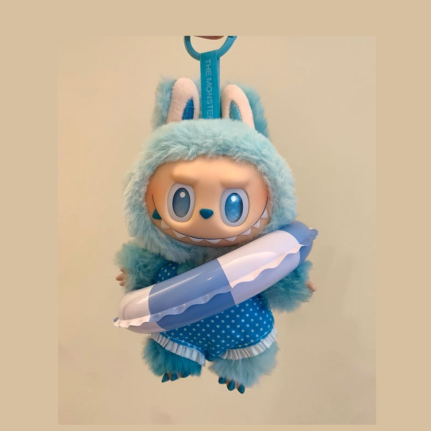 Outfit Only Labubu Vacation 3-Piece Set – Swimsuit, Float Ring & Sunglasses Furever Adorable