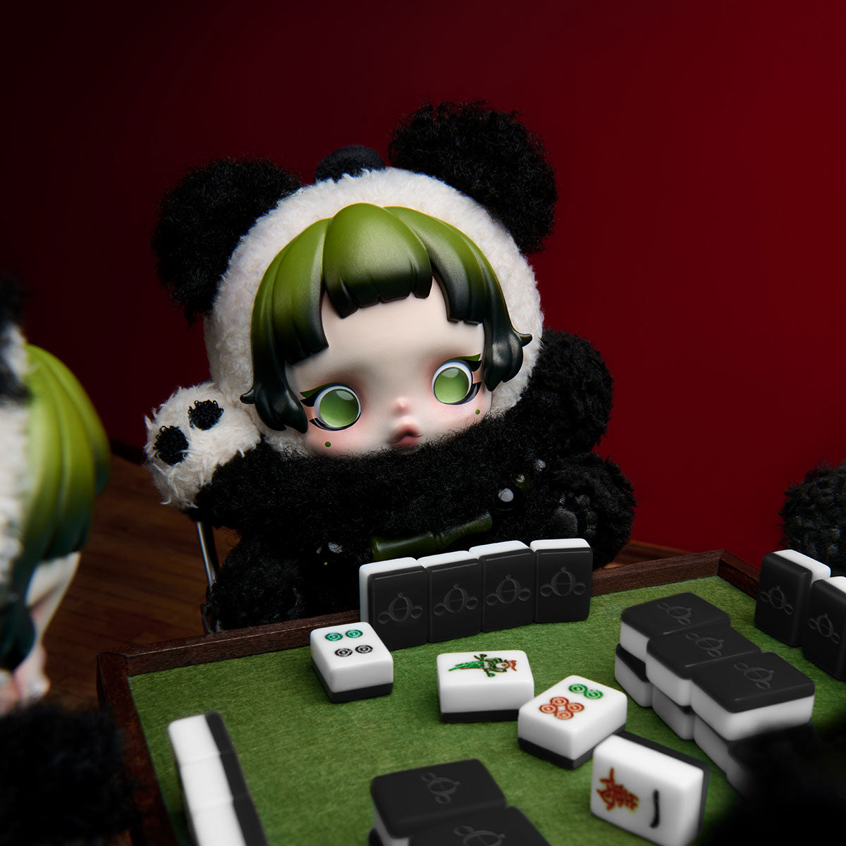 🐼✨ POP MART SKULLPANDA Lazy Panda Plush Doll Pendant ✨🐼 Furever Adorable