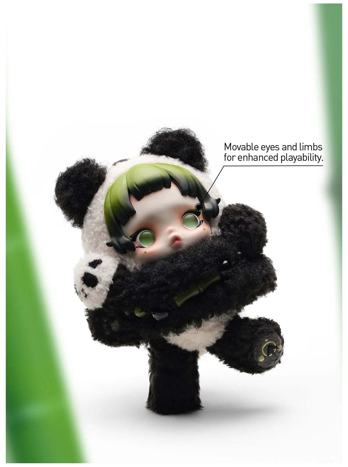 🐼✨ POP MART SKULLPANDA Lazy Panda Plush Doll Pendant ✨🐼 Furever Adorable
