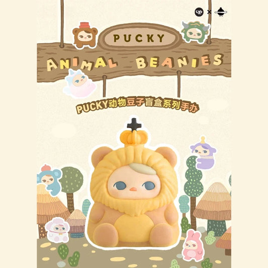 PUCKY ANIMAL BEANIES Series Blind Box Mystery Box Guess Bag Toys Doll Cute Anime Figure Desktop Ornament Collection Furever Adorable