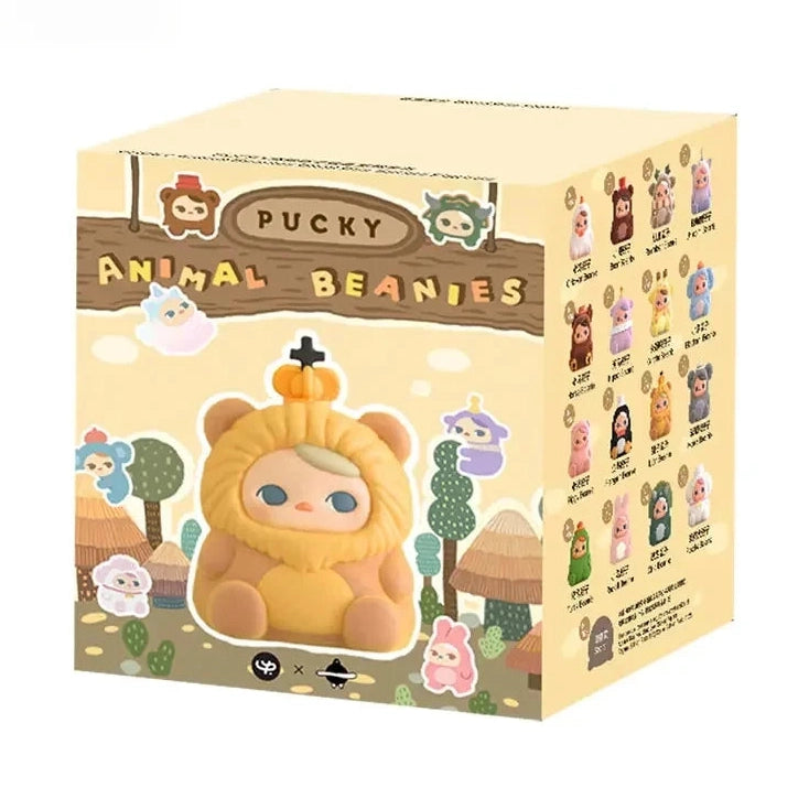 PUCKY ANIMAL BEANIES Series Blind Box Mystery Box Guess Bag Toys Doll Cute Anime Figure Desktop Ornament Collection Furever Adorable