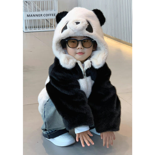 Pawfect Panda Snuggles Coat - Fluffy Furriend Edition Furever Adorable