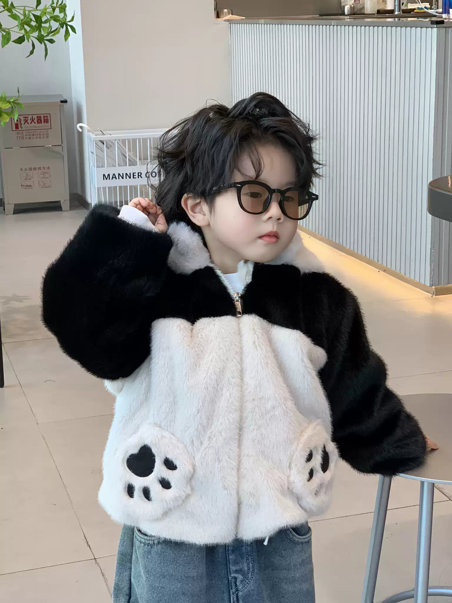 Pawfect Panda Snuggles Coat - Fluffy Furriend Edition Furever Adorable