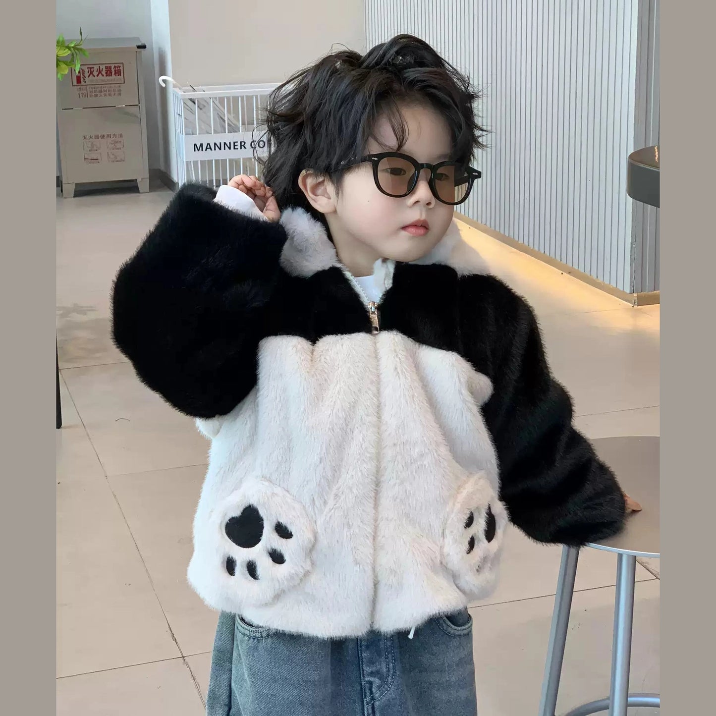 Pawfect Panda Snuggles Coat - Fluffy Furriend Edition Furever Adorable