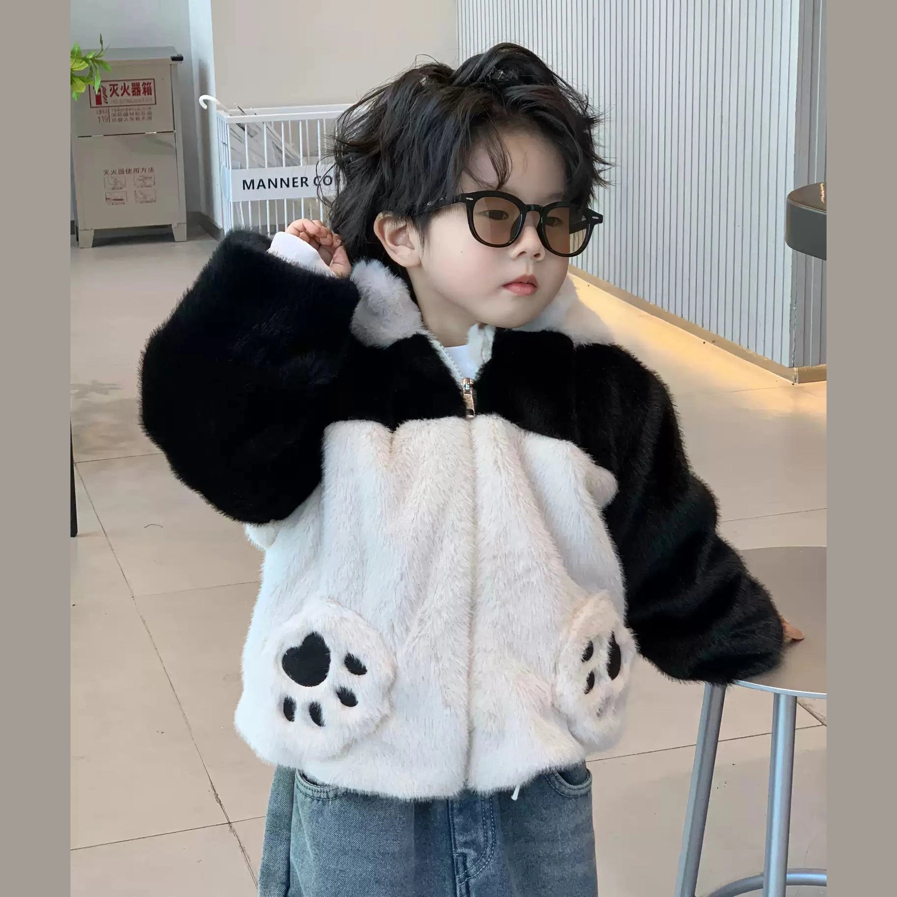 Pawfect Panda Snuggles Coat - Fluffy Furriend Edition Furever Adorable