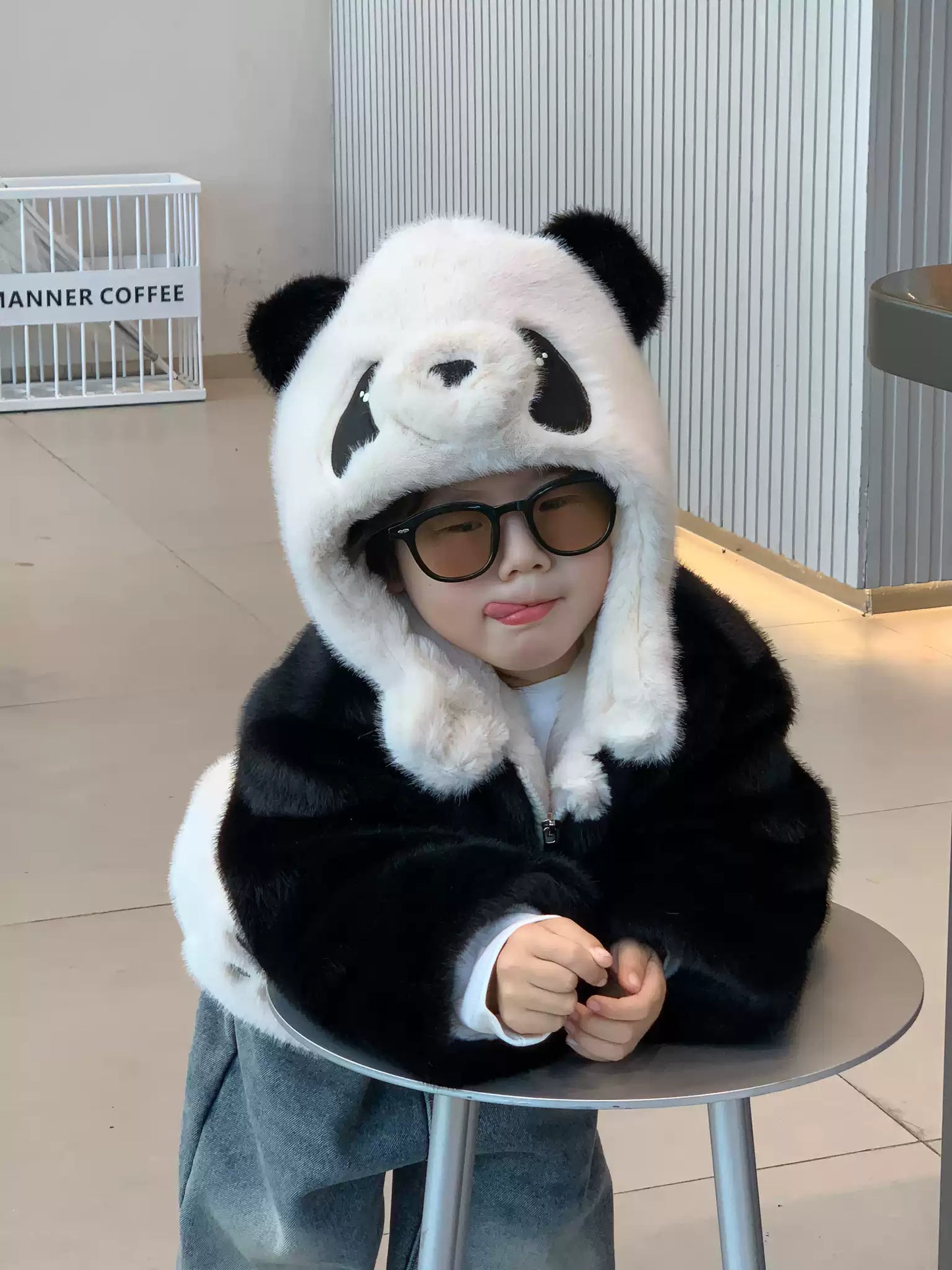 Pawfect Panda Snuggles Coat - Fluffy Furriend Edition Furever Adorable