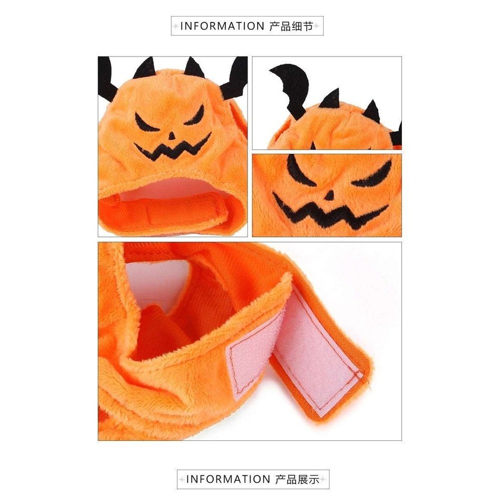 Pet Costume - Pumpkin Headgear-Furever Adorable