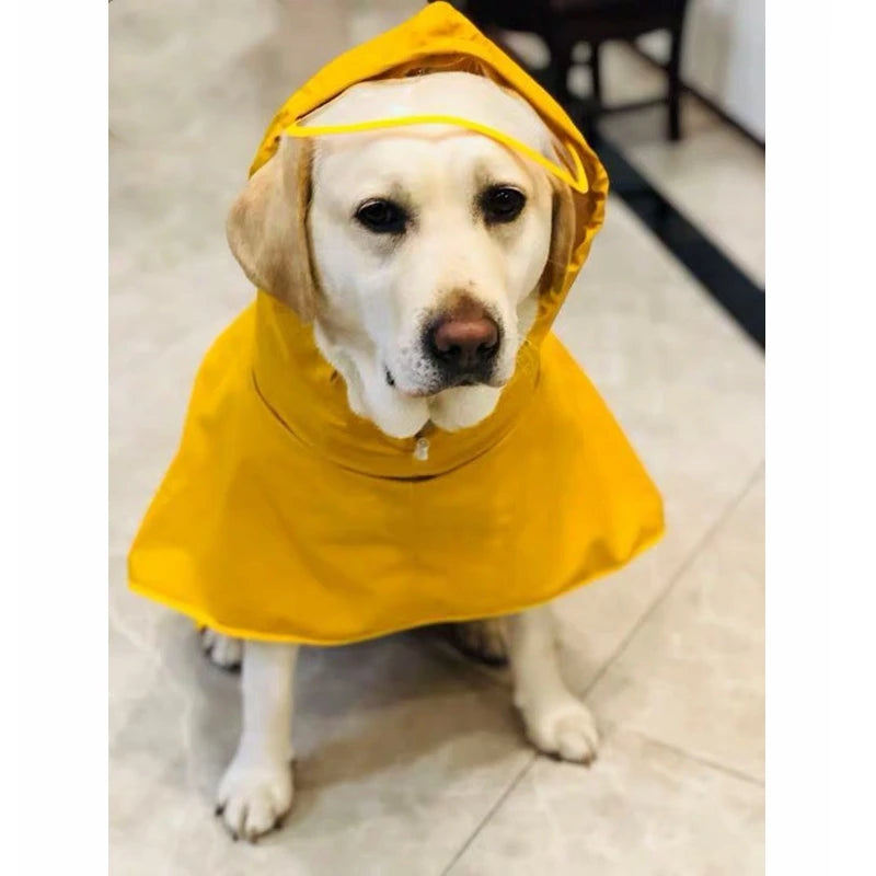 Pet Dog Raincoat For Small Medium Large Dogs Waterproof Jacket Rain Coat Clothes Corgi Husky Schnauzer Pug Labrador CTC01-Furever Adorable