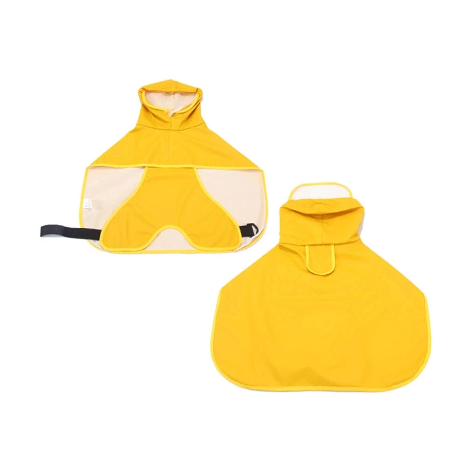 Pet Dog Raincoat For Small Medium Large Dogs Waterproof Jacket Rain Coat Clothes Corgi Husky Schnauzer Pug Labrador CTC01-Furever Adorable