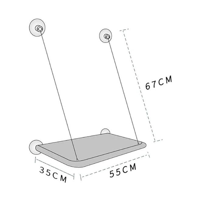 Pet Hanging Hammock Sunny Window Bed Frame Seat For Cat-Furever Adorable