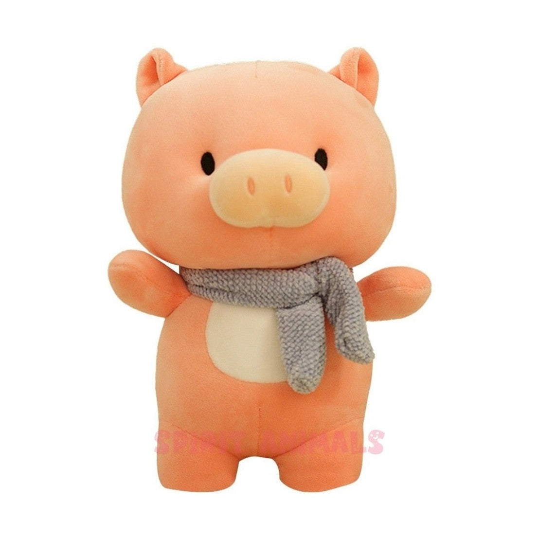 Piggy in Scarf Plush Toy-Furever Adorable