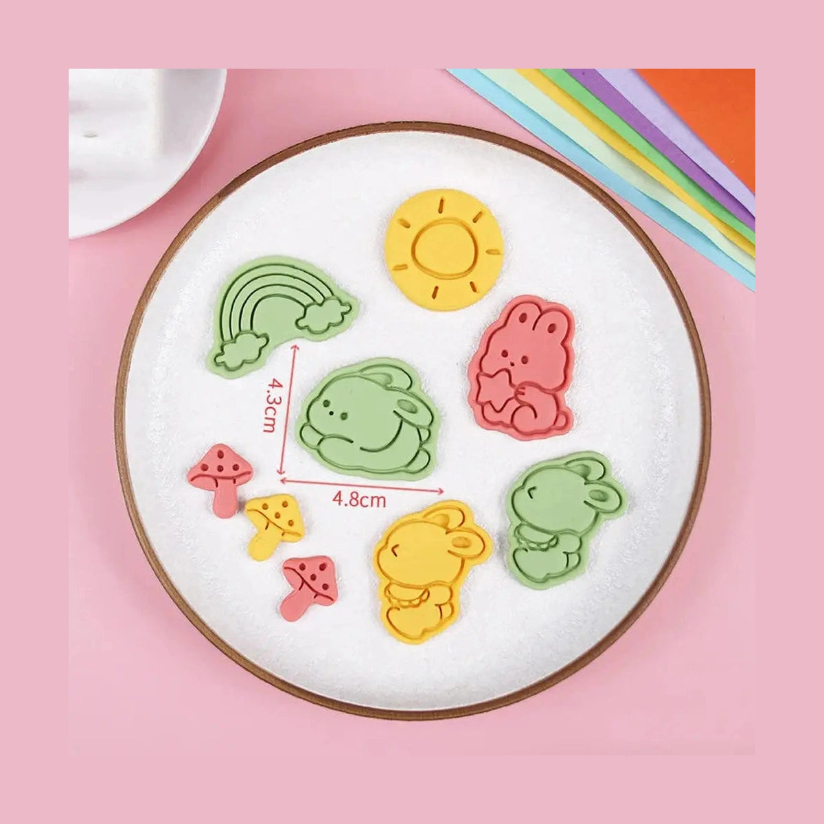 Rabbie Shaped 3D Biscuit Molding Set-Furever Adorable