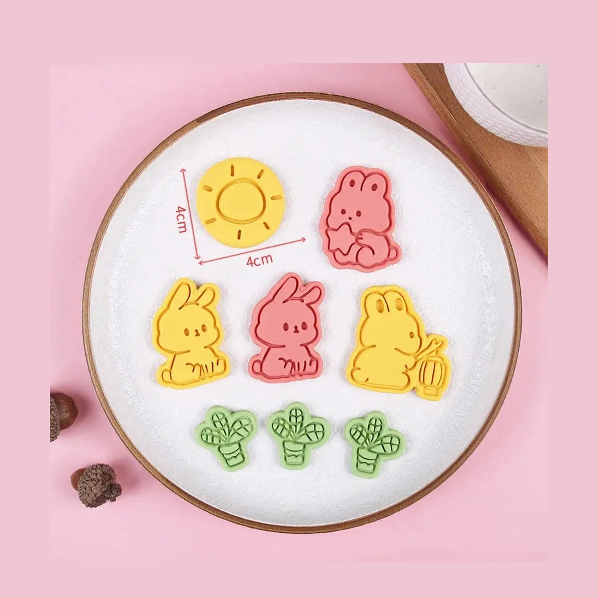 Rabbie Shaped 3D Biscuit Molding Set-Furever Adorable