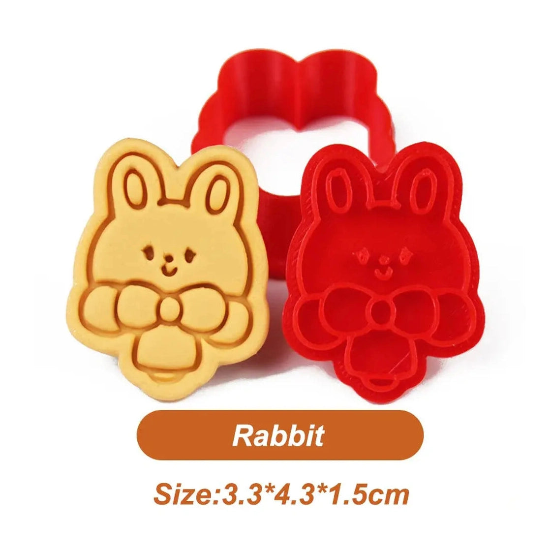 Rabbie Shaped 3D Biscuit Molding Set-Furever Adorable