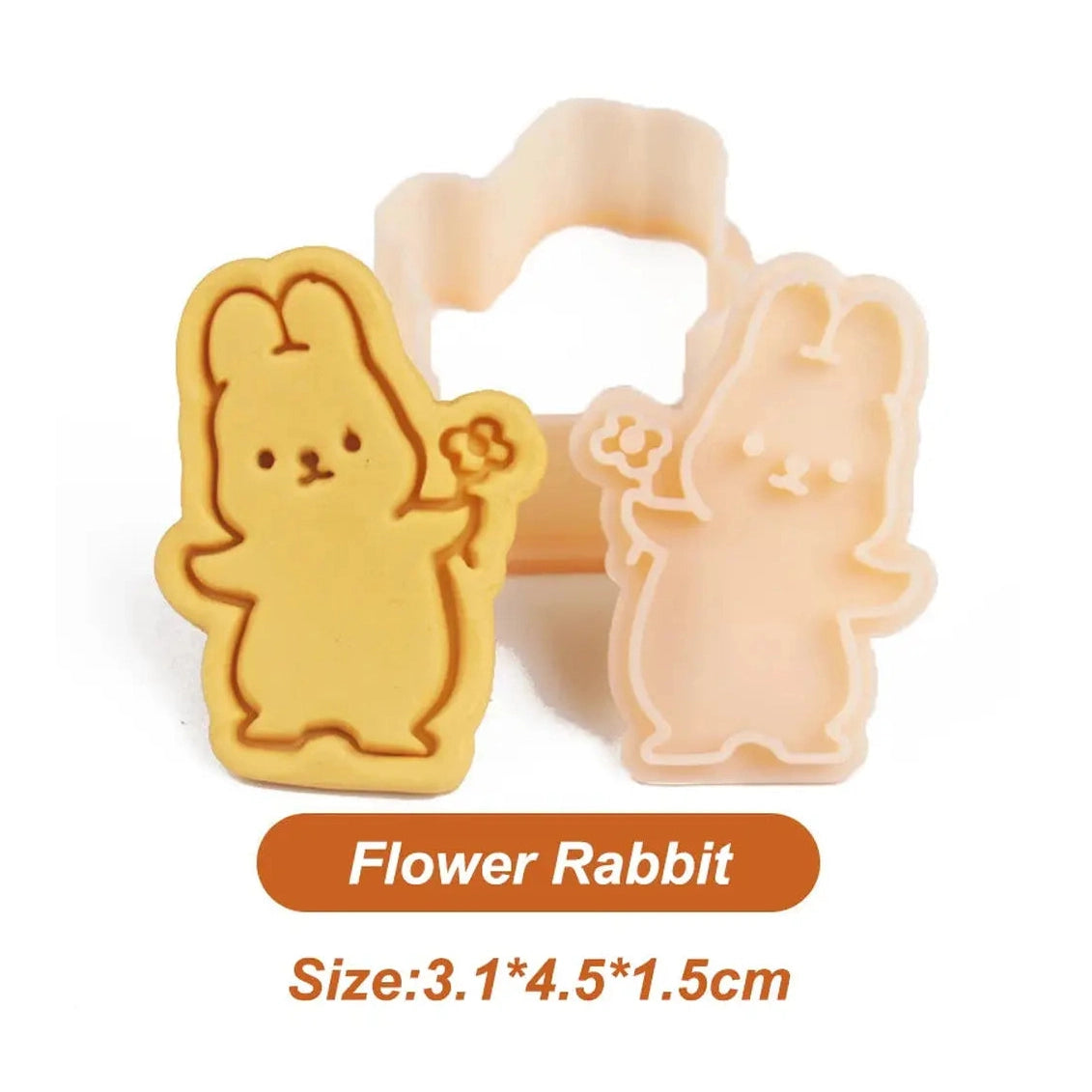 Rabbie Shaped 3D Biscuit Molding Set-Furever Adorable