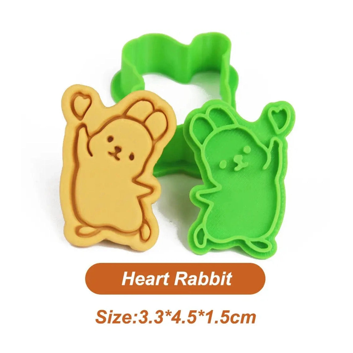 Rabbie Shaped 3D Biscuit Molding Set-Furever Adorable