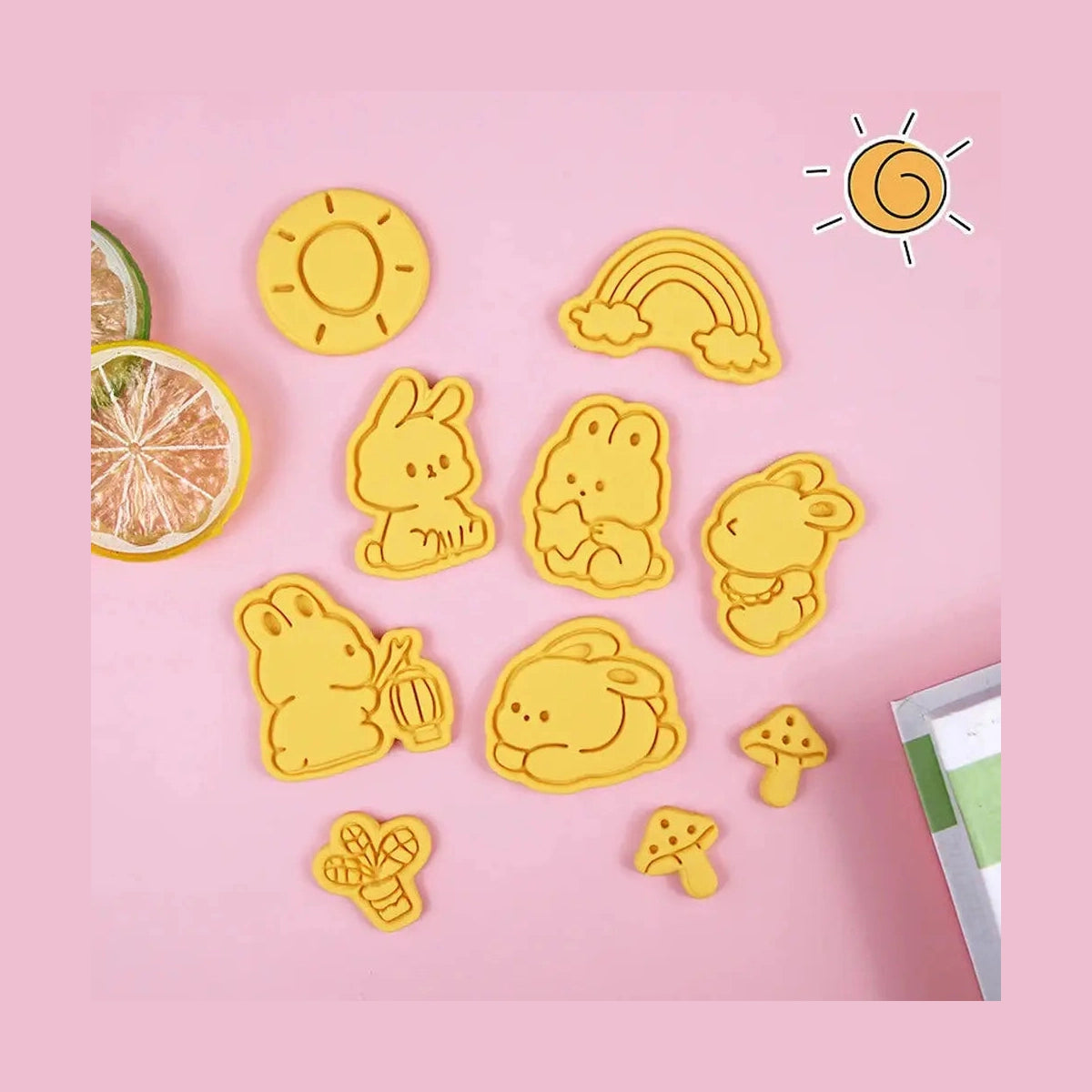 Rabbie Shaped 3D Biscuit Molding Set-Furever Adorable