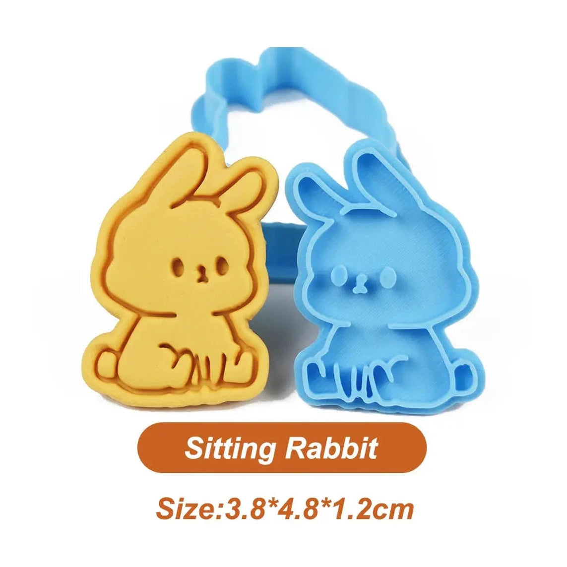 Rabbie Shaped 3D Biscuit Molding Set-Furever Adorable