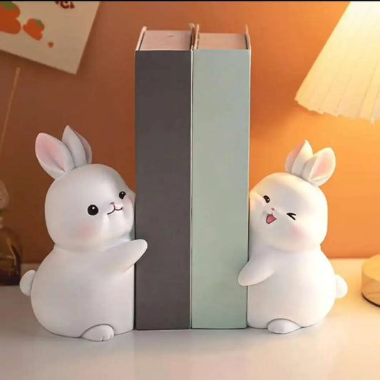 Rabbit Decorative Bookends-Furever Adorable